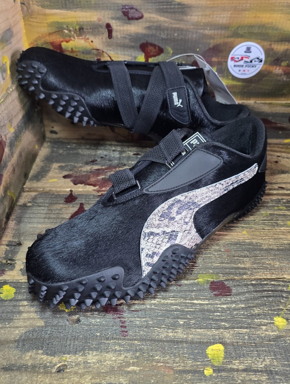 Puma‎ Men A$AP ROCKY Mostro Sneakers Black/Desert Dust FUR 406497-01 Sz 9.5 New